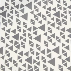 Toile cirée imprimé gris anthracite