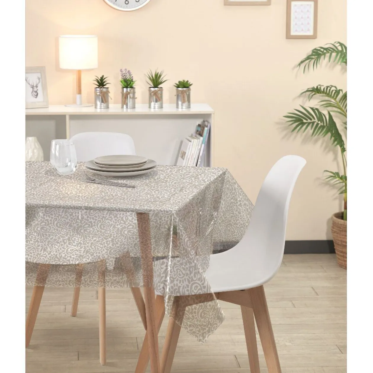 Toile cirée transparente