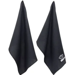 Torchon brodé La cuisine du Bistrot noir x2 - 100% coton 45x70cm