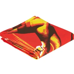 Torchon coton X2 pin up rouge Route 66