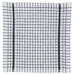Torchon de cuisine blanc à carreaux x 4
