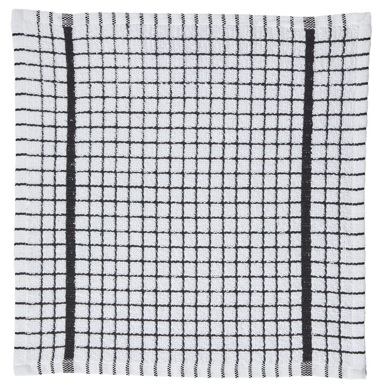 Torchon de cuisine blanc à carreaux x 4