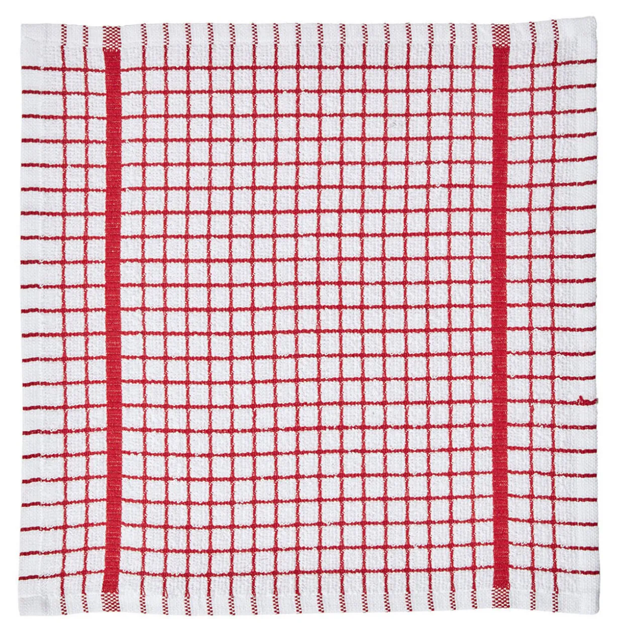 Torchon de cuisine blanc à carreaux x 4