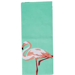 Torchon de cuisine design caraibes flamant rose x 3