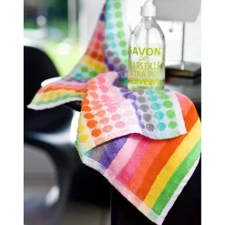 Torchon en coton multicolore x 2