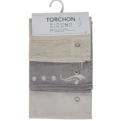 Torchon en coton x3