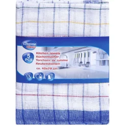 Torchon multicolore x5