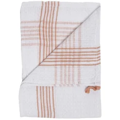 Torchon nid d'abeille avec accroche x4