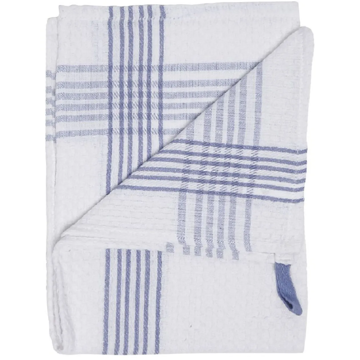 Torchon nid d'abeille avec accroche x4