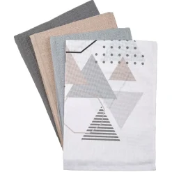 Torchon nid d'abeille x4