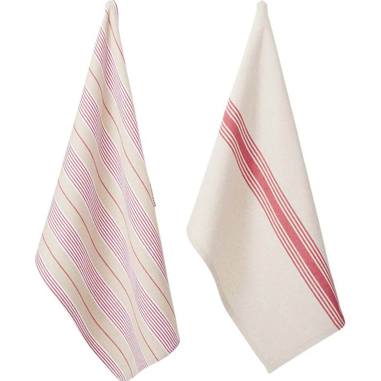 Torchon rouge x2 - 100% coton 45x70cm