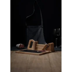 Trancheuse à saucisson avec plateau ardoise