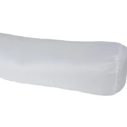 Traversin en polyester uni blanc