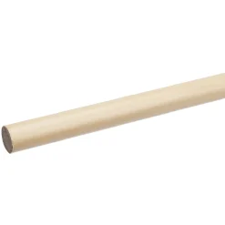 Tringle bois certifié FSC® beige L200xØ2cm