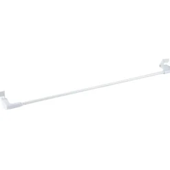 Tringle extensible autobloquante blanche