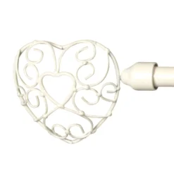 Tringle extensible embout coeur