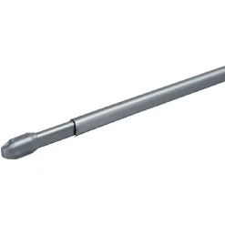 Tringle extensible plate x2 gris fer