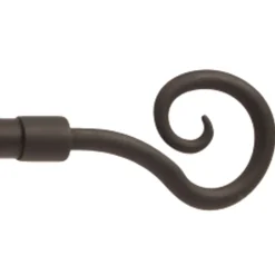 Tringle rideau embout crosse