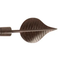 Tringle rideau embout feuille