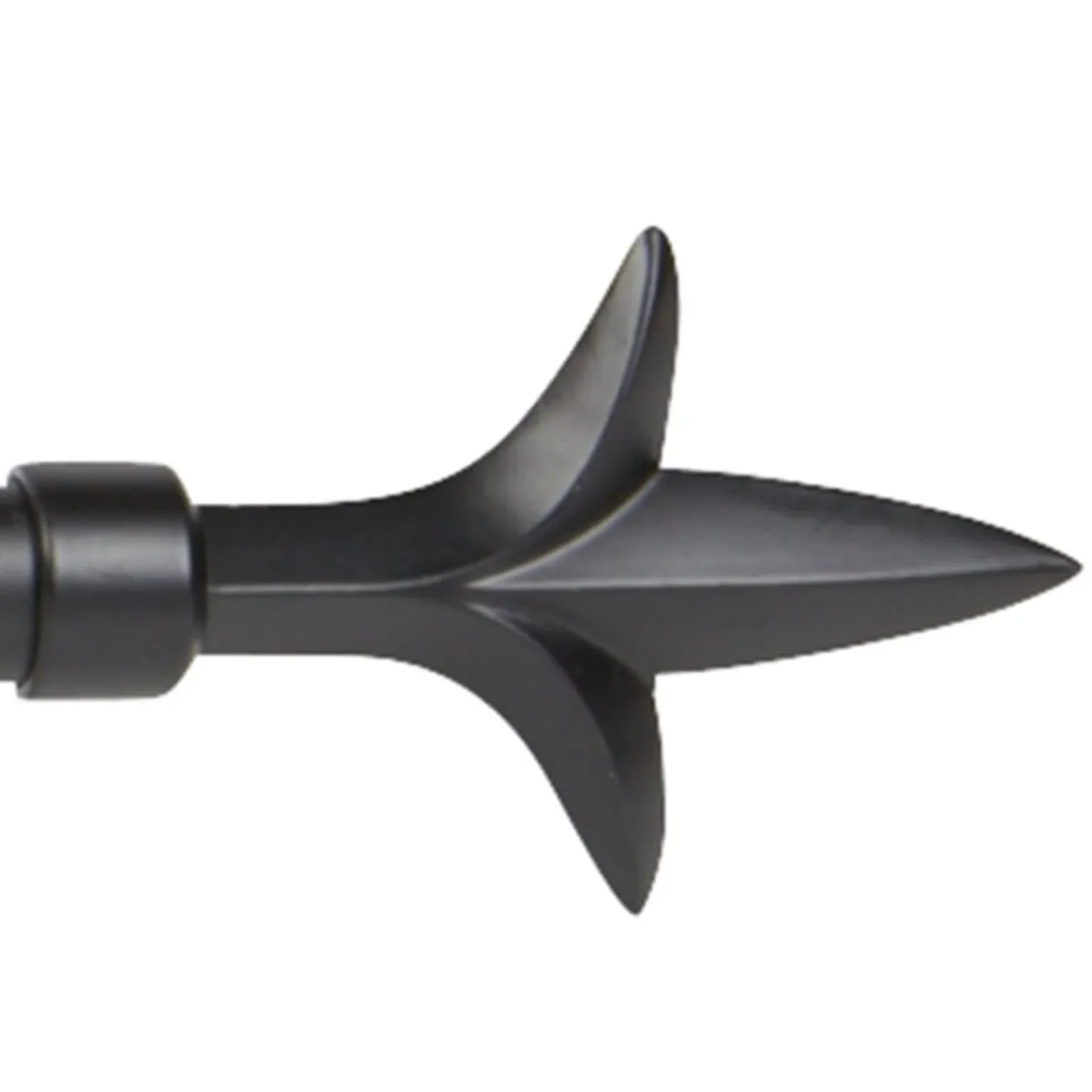 Tringle rideau extensible Lys noir