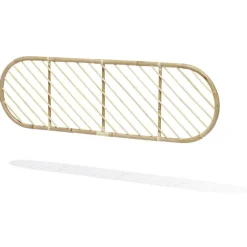 Tête de lit à suspendre Malang rotin naturel - L160xP3xH50 cm