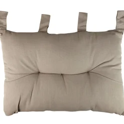 Tête de lit capitonnée taupe