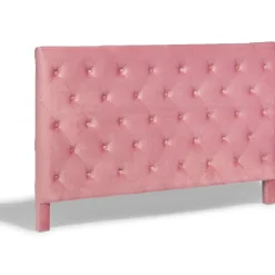 Tête de lit Claude velours rose