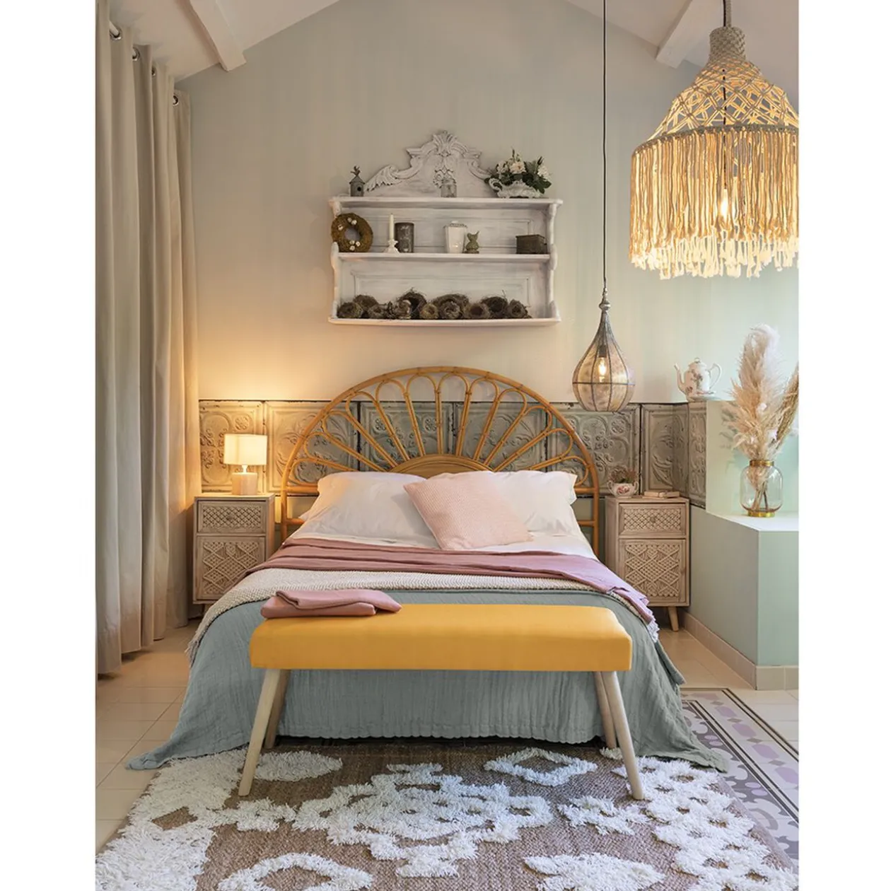 Tête de lit Inaya naturelle