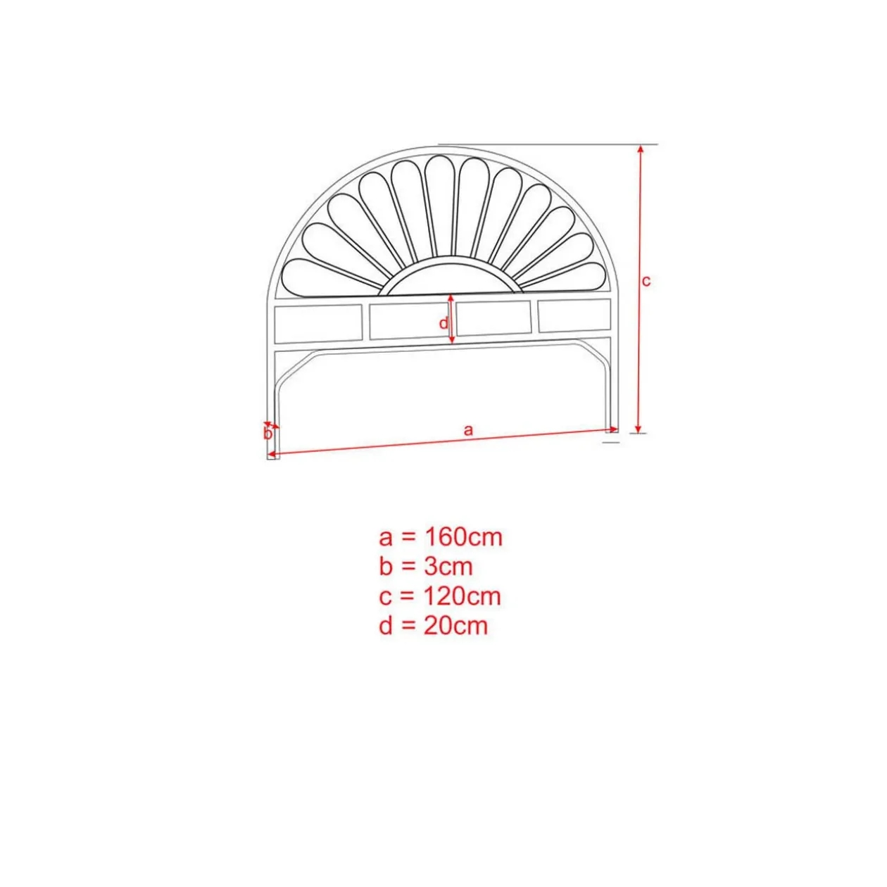Tête de lit Inaya naturelle