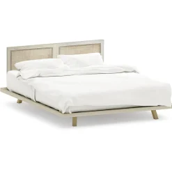 Tête de lit Kanna cannage rotin L.186xH.118/130cm