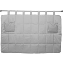 Tête de lit matelassée avec rangement