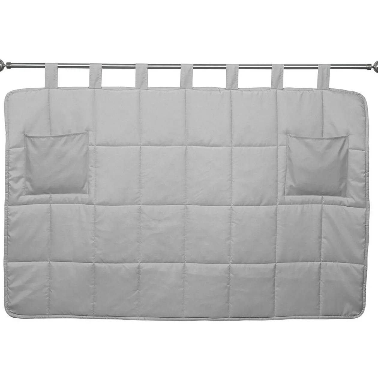 Tête de lit matelassée avec rangement