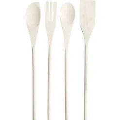 Ustensile de cuisine en bois x4