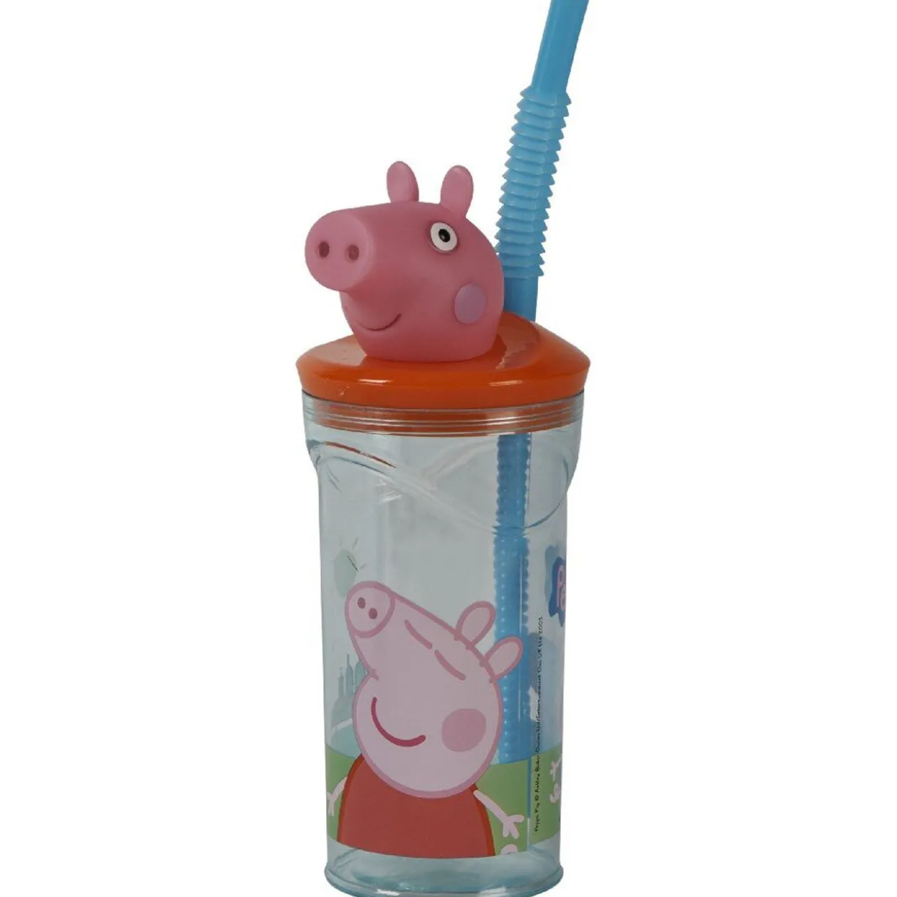 Verre à paille figurine Peppa Pig