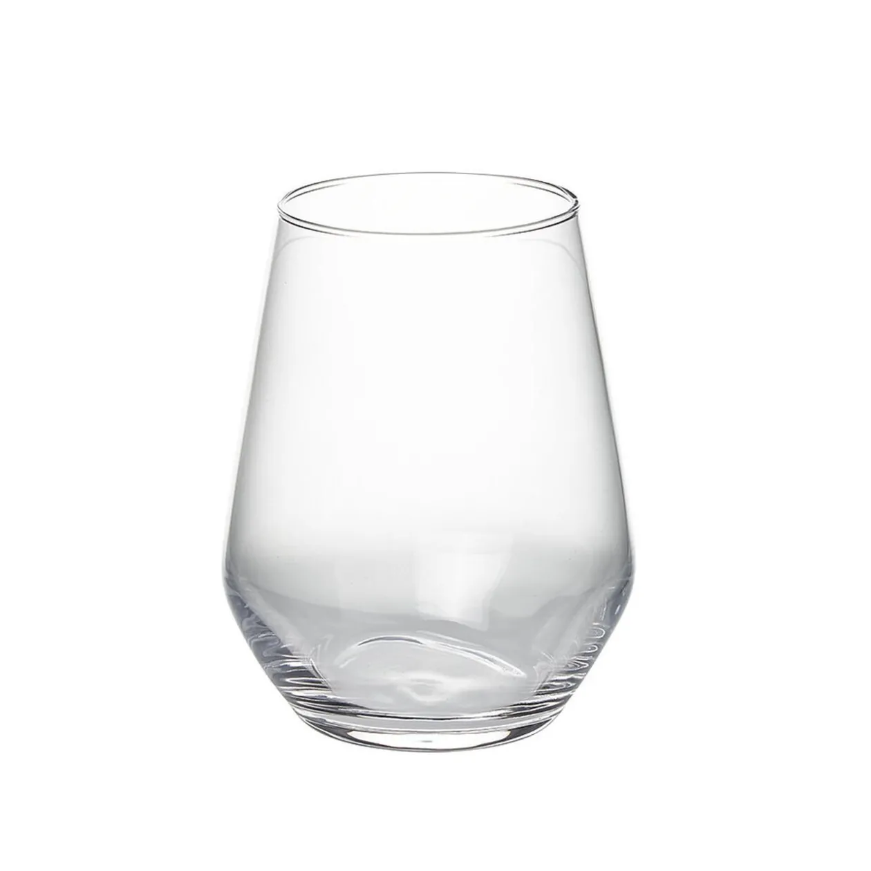 Verre à pied 47 cl x4 avec gobelet en verre 40 cl x4