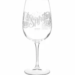 Verre à pied décor apéritif 50 cl x2
