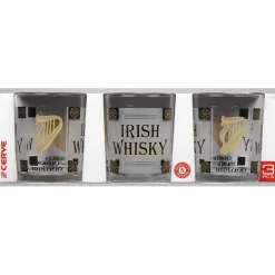 Verre à whisky "Irish Whisky" x3