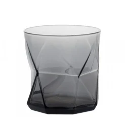 Verre bas Cassiopea noir transparent 33 cl