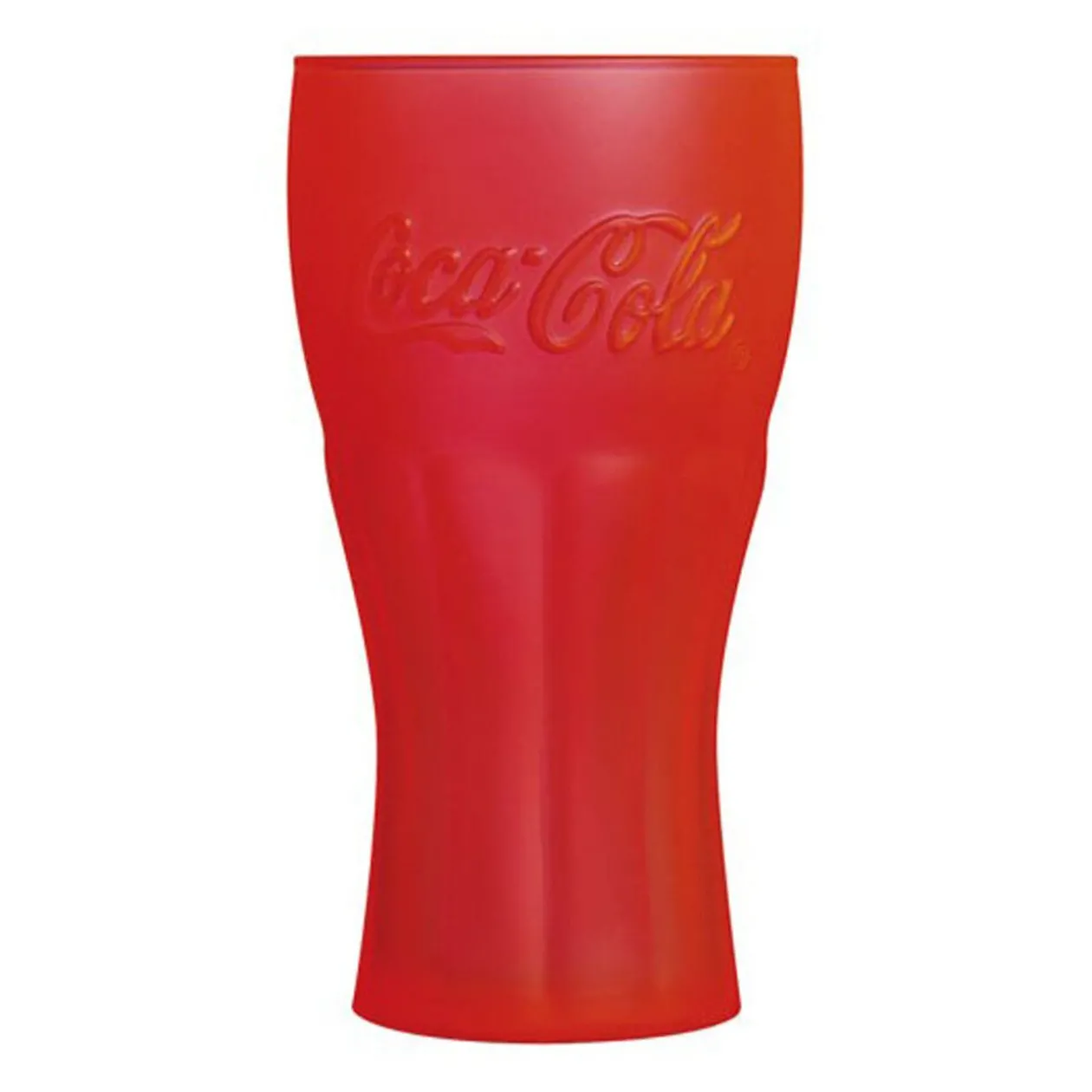 Verre Coca-Cola rouge fluo 37 cl