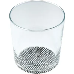 Verre décor fleuri X3