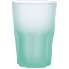 Verre haut effet givré vert fluo 40 cl - Frozen