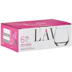 Verrine LAV en verre transparent 9,5 cl x6