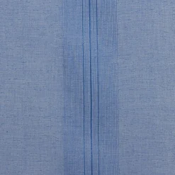 Vitrage droit passe tringle uni bleu x 2