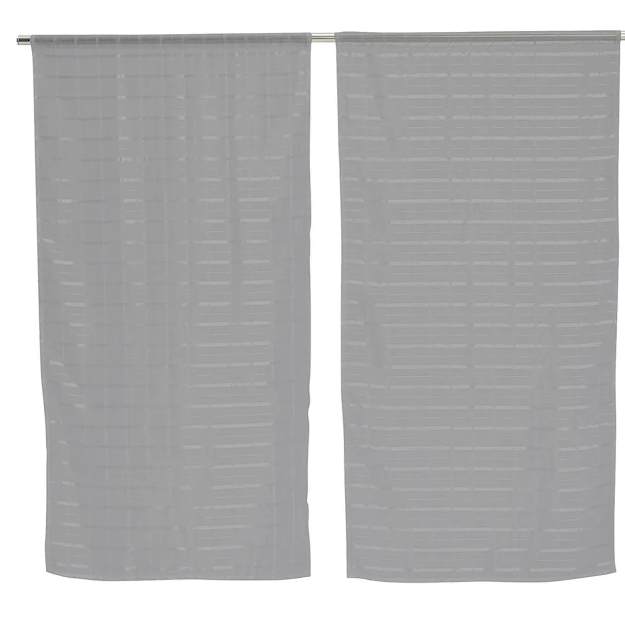 Vitrage imprimé traits horizontaux x2