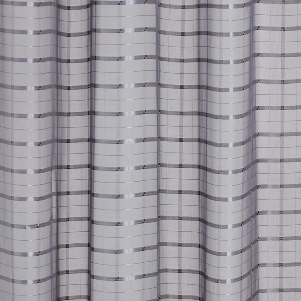 Voilage à motif rayures effet perle 140x240 cm