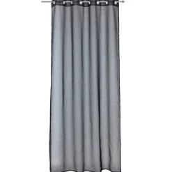 Voilage 8 oeillets Dolly uni noir