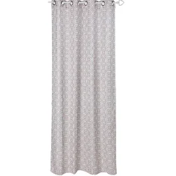 Voilage à oeillets effet lin modèle Serenity vieux rose