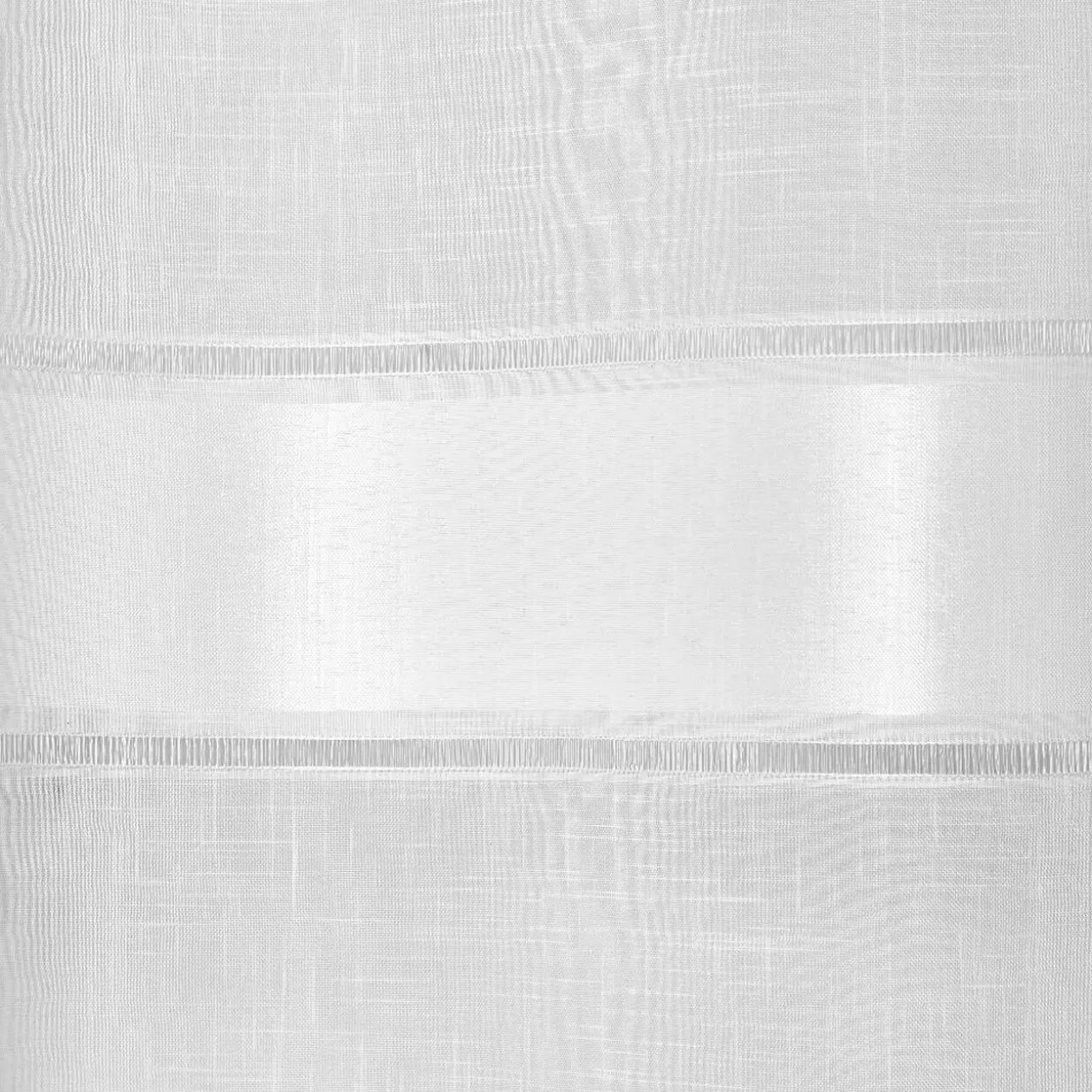 Voilage à oeillets fantaisie blanc 140x260cm