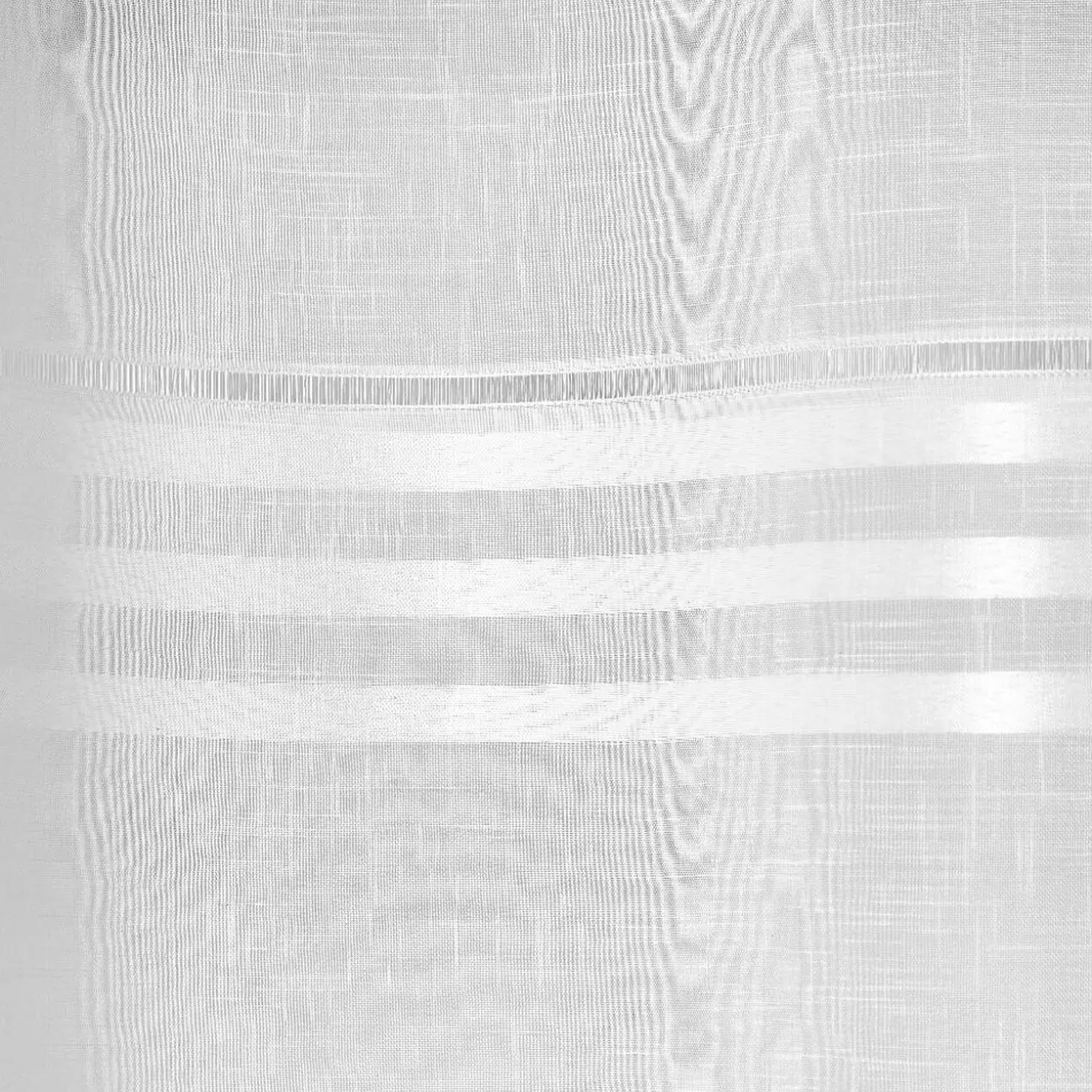 Voilage à oeillets fantaisie blanc 140x260cm