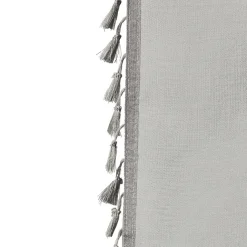 Voilage à oeillets Frany effet sable gris